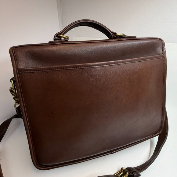 Vintage Coach 5181 Colebrooke Briefcase in Mahogany Leather style 5181 - Picture 7 of 12